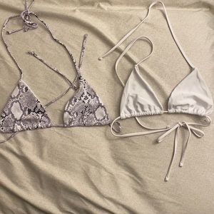 Two nice baiting suit tops.